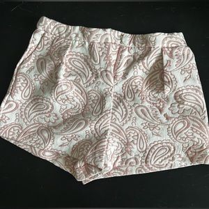 Victoria Beckham Pink and white shorts